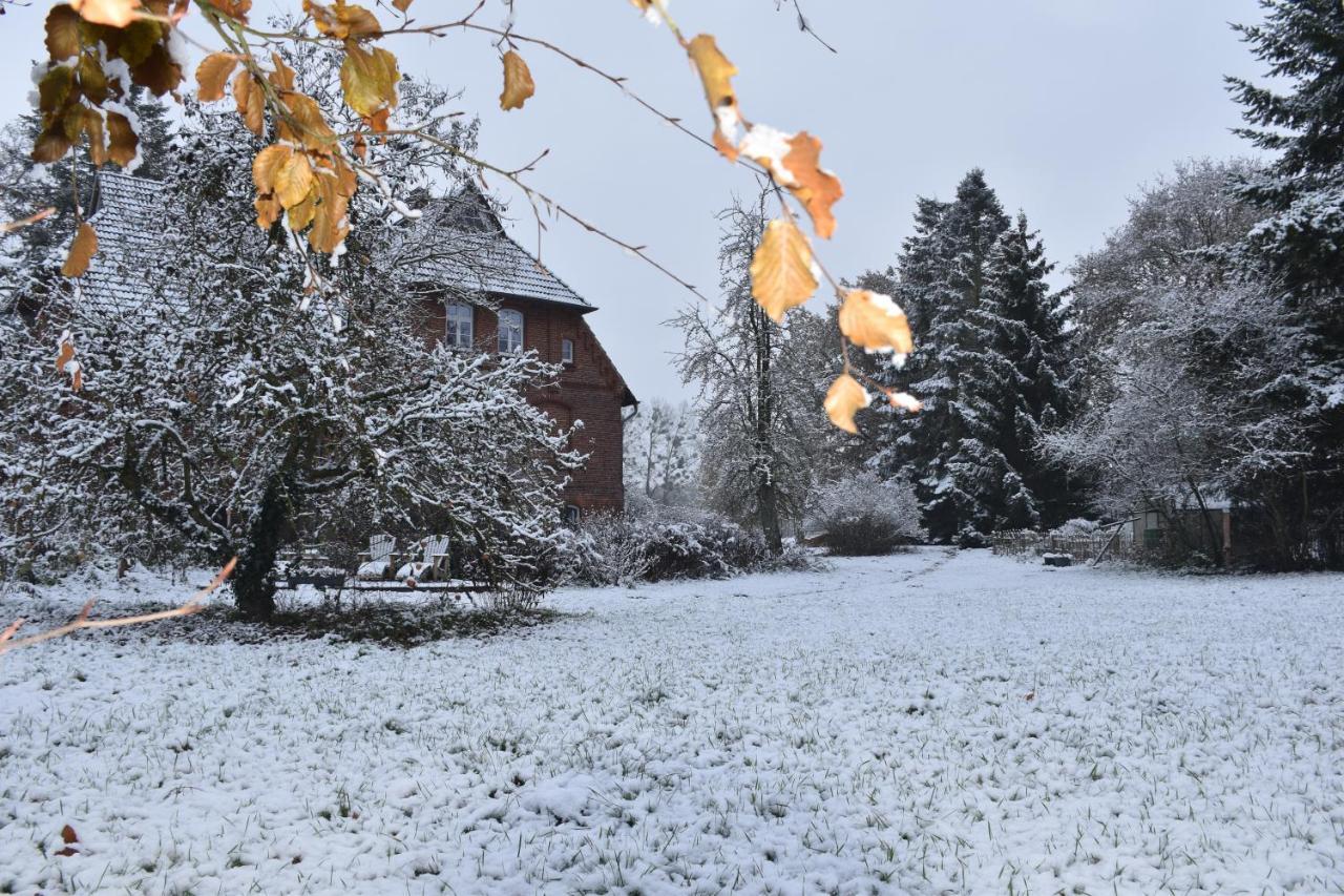 Ferienwohnung Ehemalige Revierfoersterei "Uns Luett" Kuhstorf Buitenkant foto